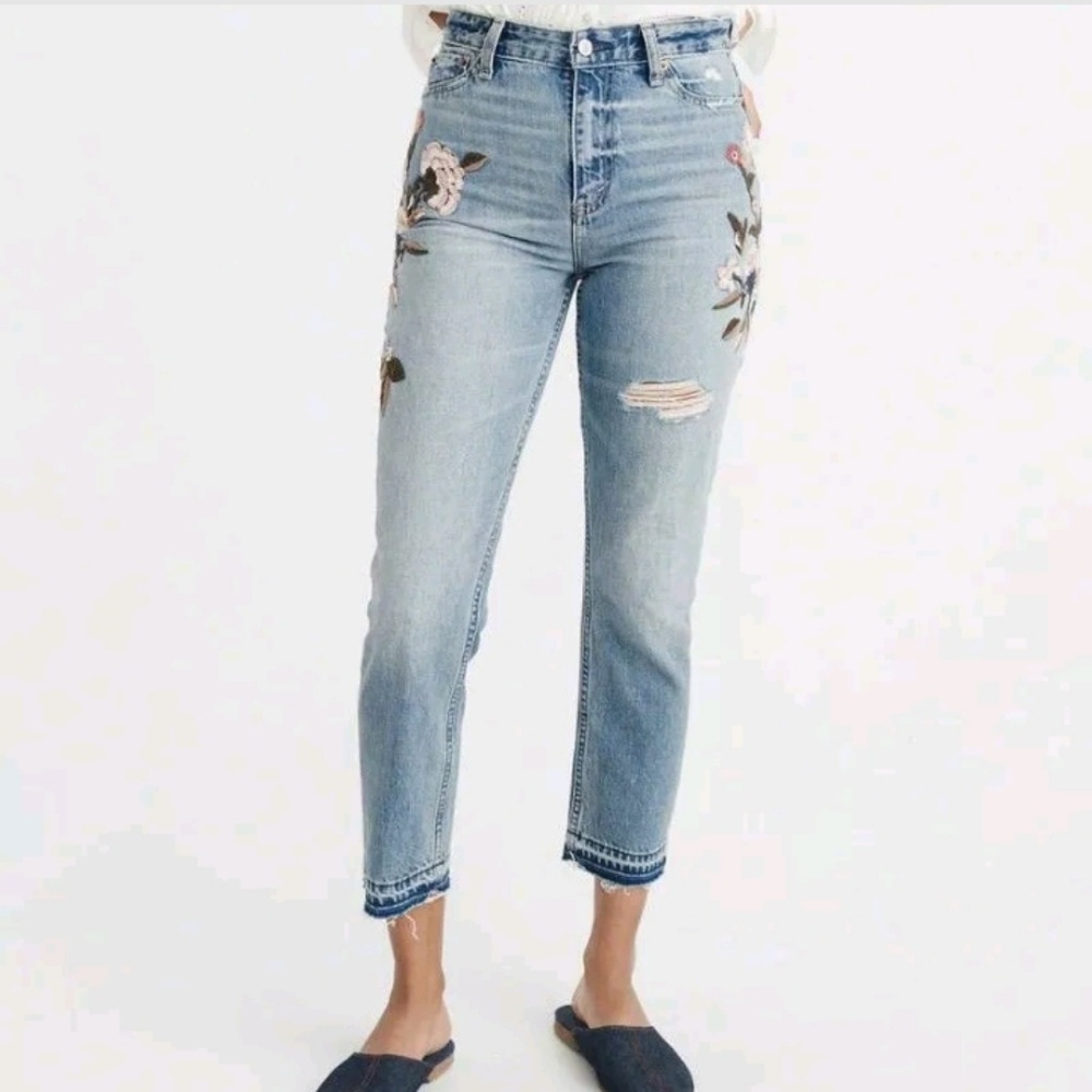 Annie High Rise Girlfriend Abercrombie & Fitch